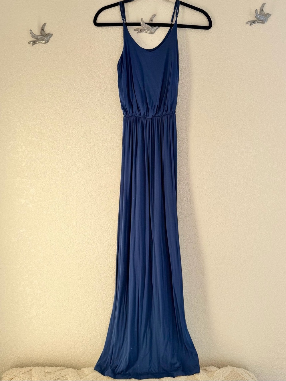 Women's LUSH Sleeveless Maxi Dress in Deep Blue Size XS